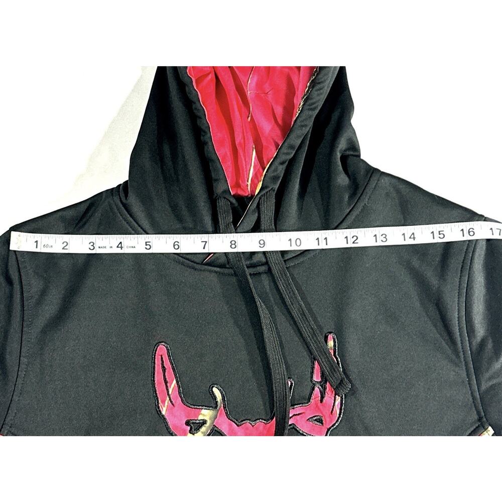 Realtree by Cottonwood Canyon Women’s Hoodie Small Black Pink Camo Logo Pullover - Picture 6 of 9